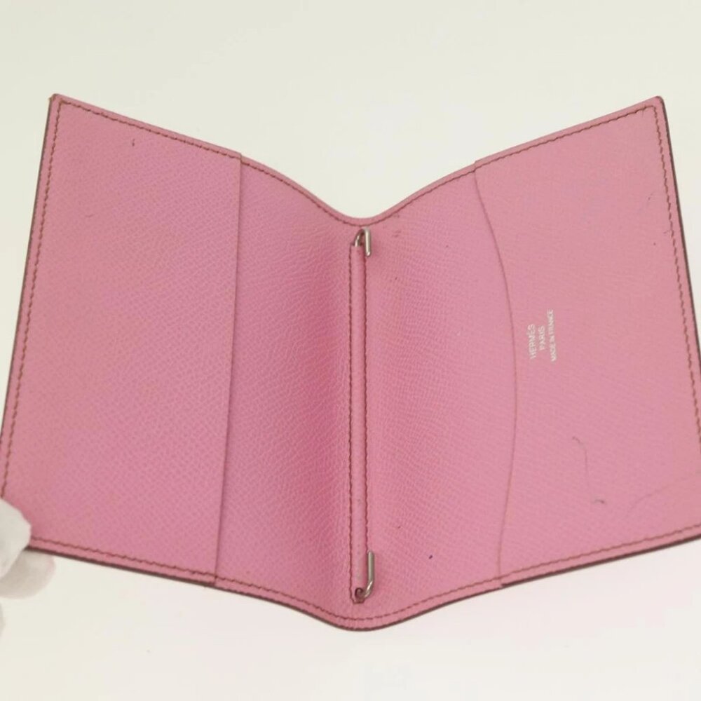 HERMES Agenda PM Day Planner Cover Epsom Leather Pink Auth 87806 - Picture 9 of 14